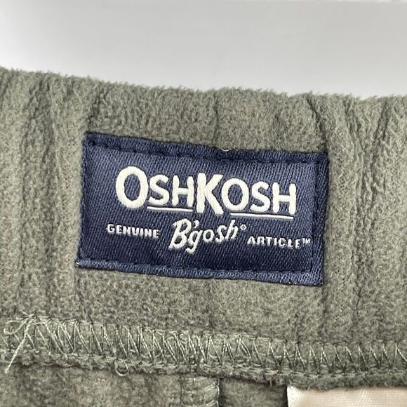 OshKosh B’gosh Boys Olive Green Cozy Fleece Drawstring Pants Size 8 - Picture 10 of 13